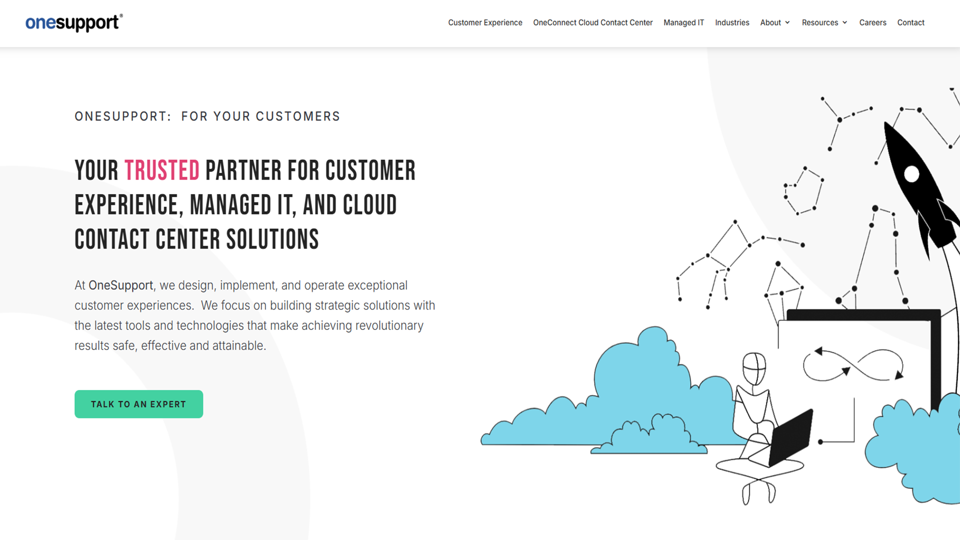 OneSupport | CX, IT & Cloud Solutions That Work Together - Home