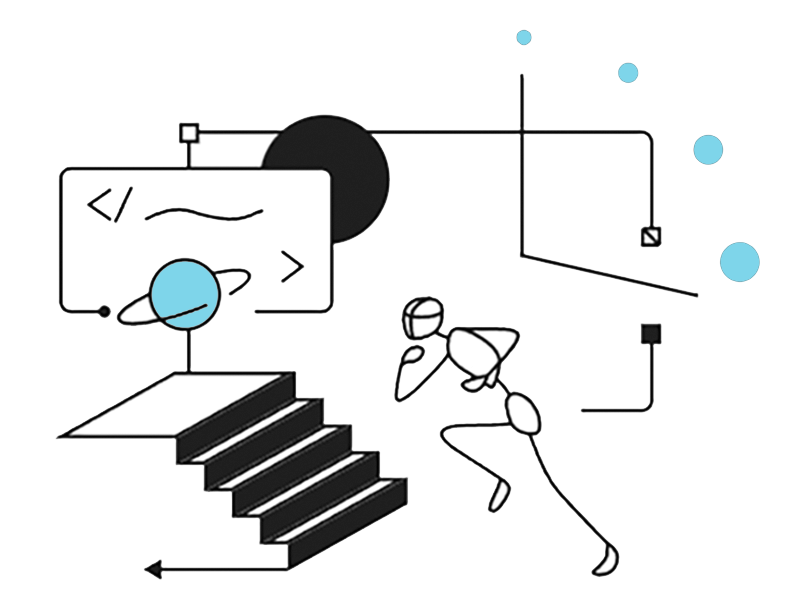 run-blue-stairs-cloud-contact